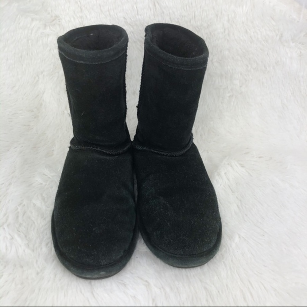 BEARPAW Emma Youth Suede & Sheepskin Boots